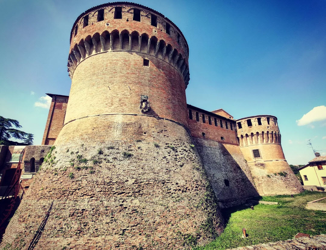 Sforza Castle in Dozza, Italy